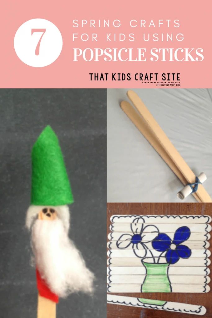 7 Springtime Crafts for Kids Using Popsicle Sticks