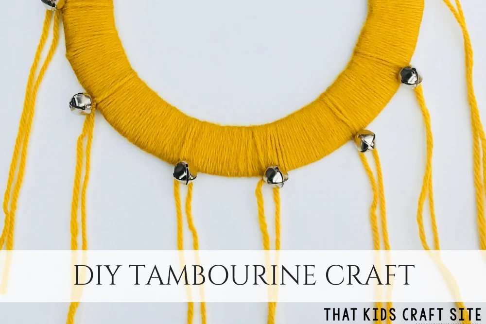 DIY Tambourine Craft for Kids - How to Make a Tambourine - ThatKidsCraftSite.com