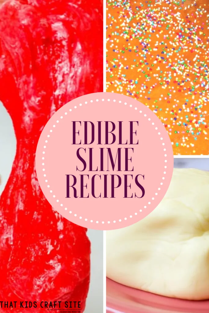 EDIBLE Slime Recipes - That Kids Craft Site