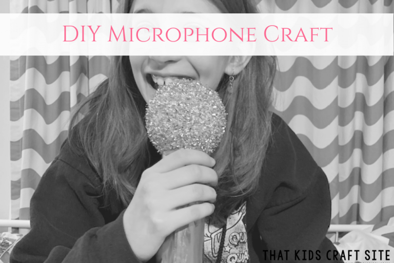 Microphone Craft for Kids That Kids' Craft Site