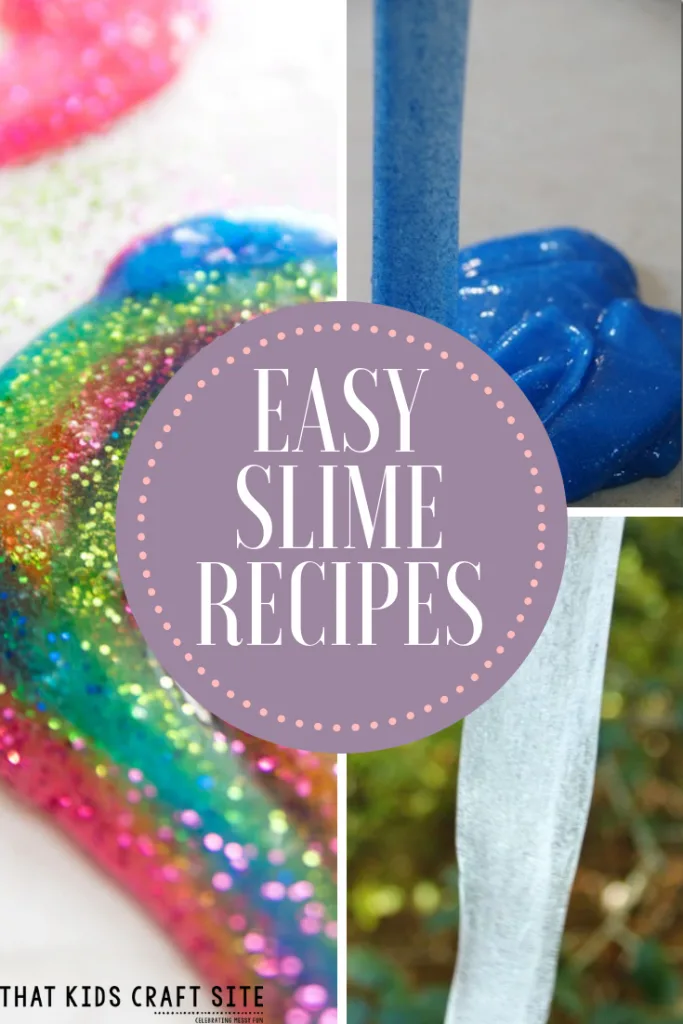 Easy Slime Recipes - ThatKidsCraftSite.com