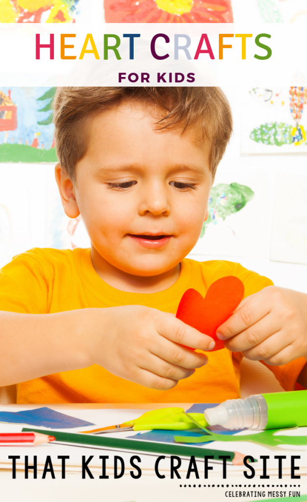 Heart Crafts for Kids - Preschool Valentine's Day Crafts PLUS Crafts for Tweens and Teens - ThatKidsCraftSite.com