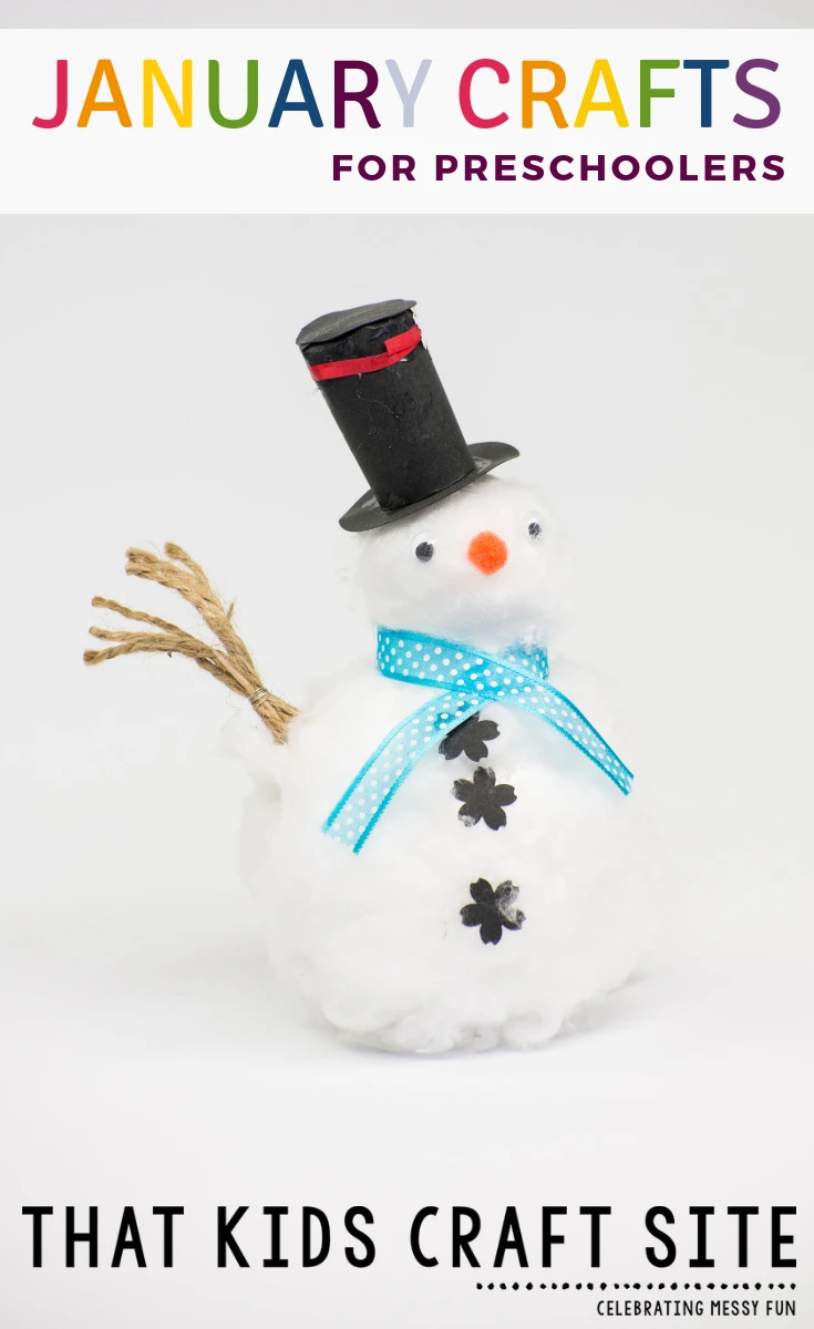 January Crafts for Preschoolers - Fun Preschool Crafts for the Entire Year - ThatKidsCraftSite.com