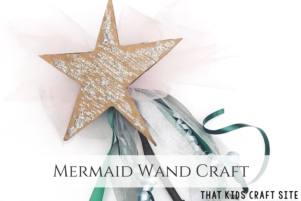 Mermaid Crafts_ Under the Sea Mermaid Wand Craft for Kids - ThatKidsCraftSite.com