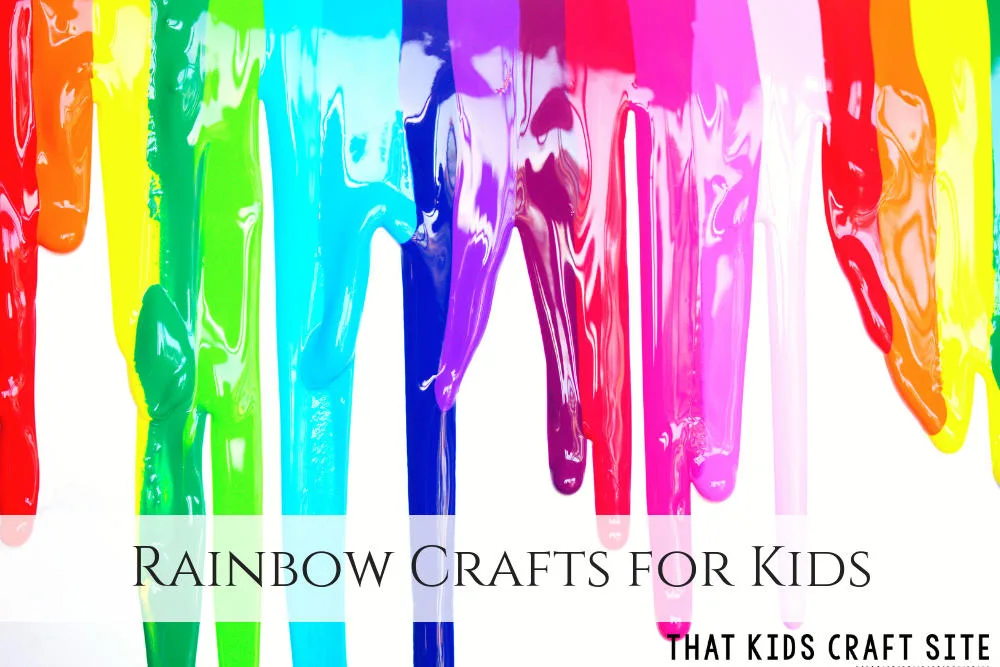 Rainbow Crafts for Kids - ThatKidsCraftSite.com