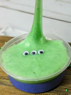 Toy Story Inspired Alien Slime - ThatKidsCraftSite.com