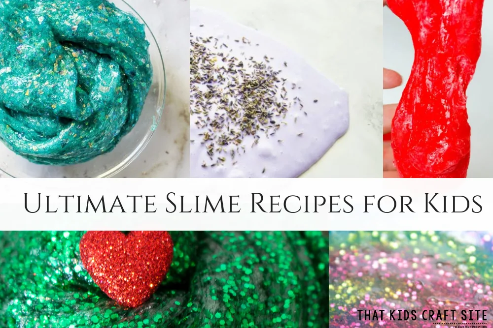 Best Slime Recipe For Making Slime - Little Bins for Little Hands