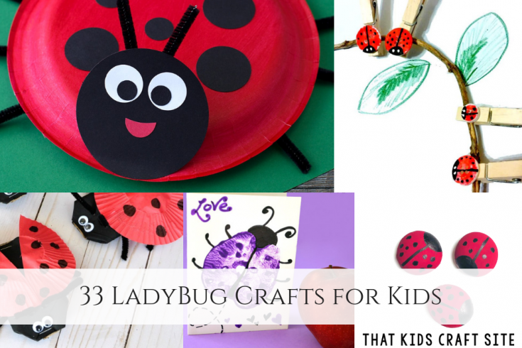 33 Cutest Ladybug Crafts for Kids - That Kids' Craft Site