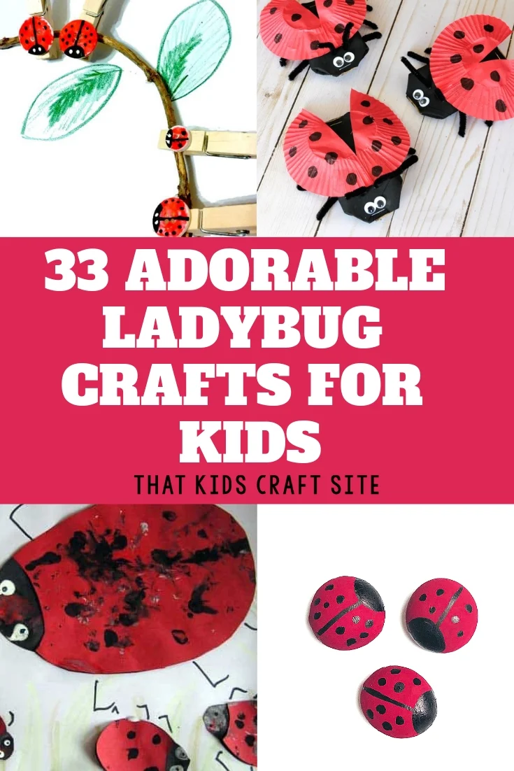 33 of the Cutest Ladybug Crafts for Kids - ThatKidsCraftSite.com