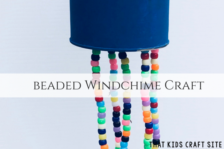 Beaded Windchime Craft - Crafts for Kids - ThatKidsCraftSite.com