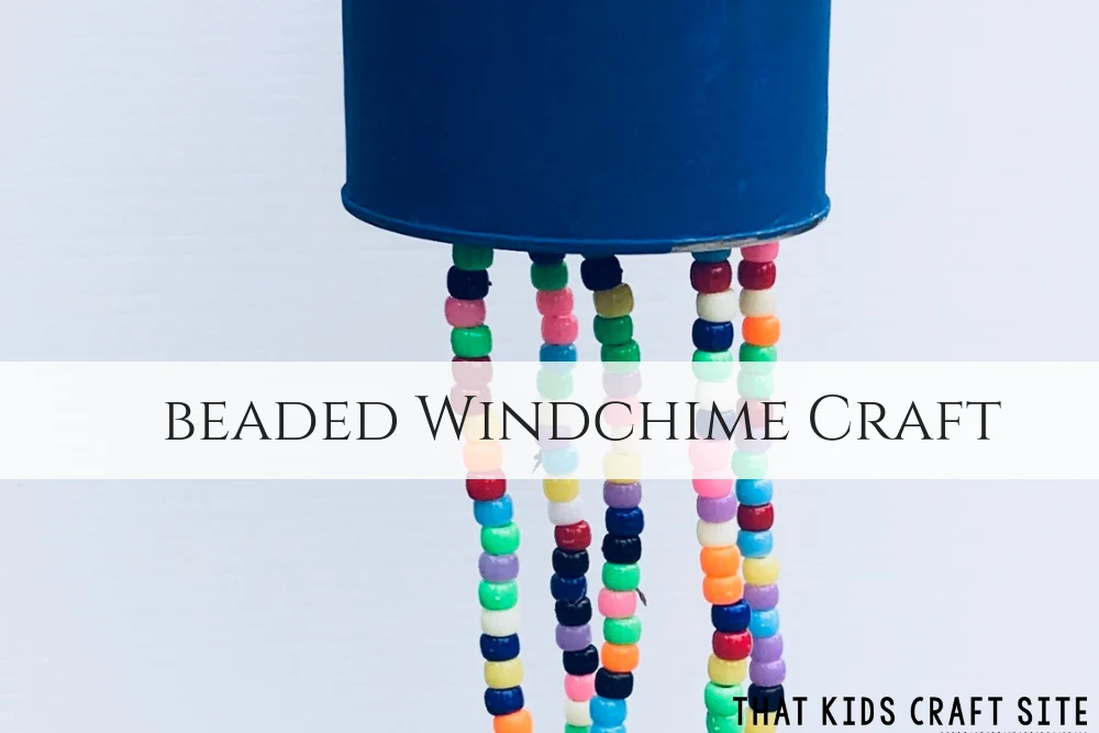 Beaded Windchime Craft for Kids - That Kids' Craft Site