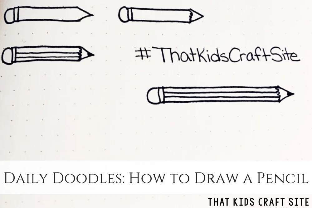 How to draw a PENCIL for kids 