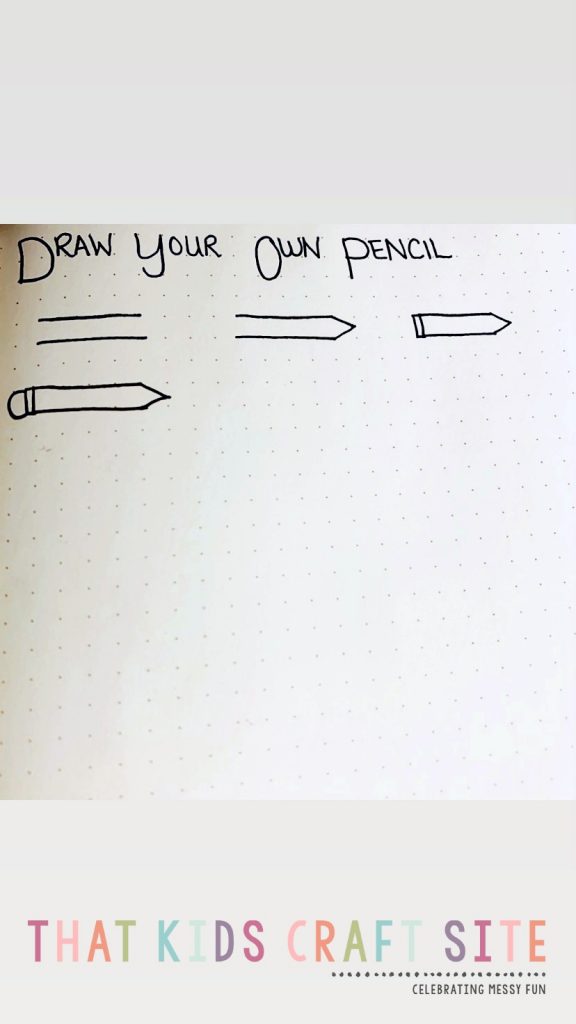 Draw Your Own Pencil - Step 5 - ThatKidsCraftSite.com