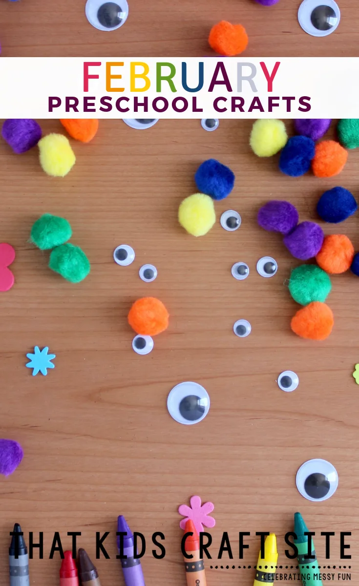 February Crafts for Preschoolers - Fun and Easy February Craft Ideas for Preschoolers - ThatKidsCraftSite.com