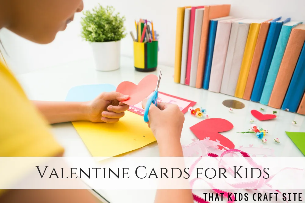 Valentine Cards for Kids - homemade Valentine's Day cards ideas - ThatKidsCraftSite.com
