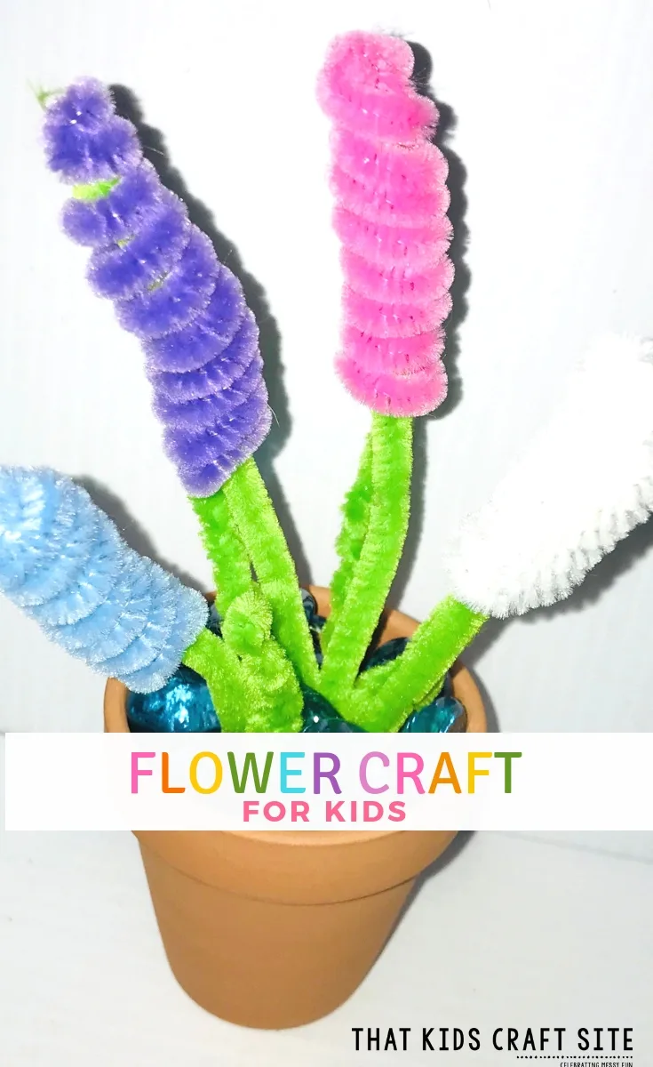 Make Your Own Hyacinth Pipe Cleaner Craft - Heart and Soul Homeschooling