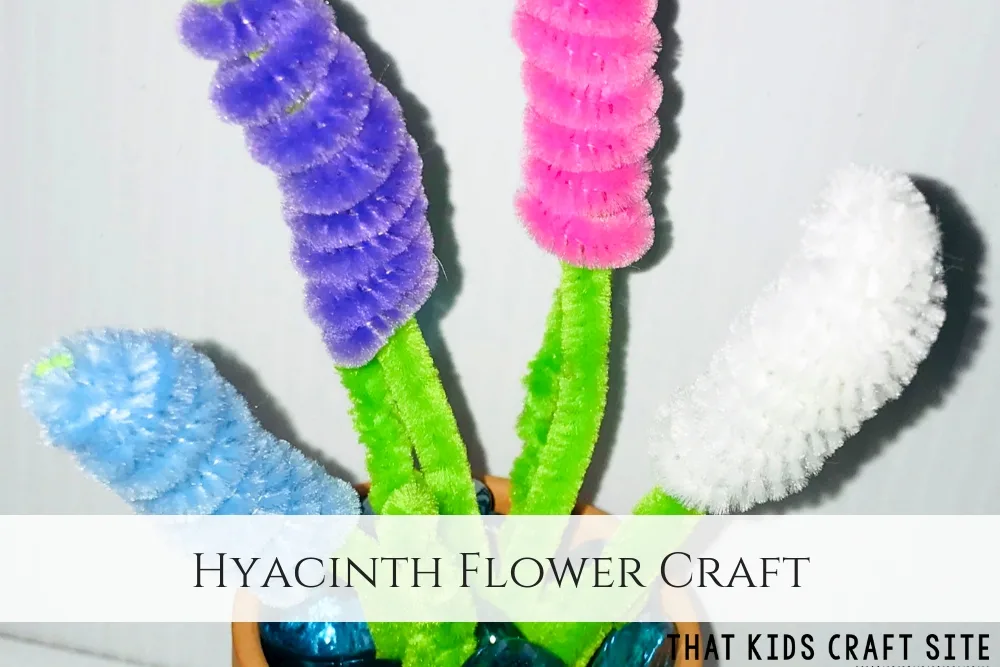 Simple Hyacinth Flower Craft for Kids