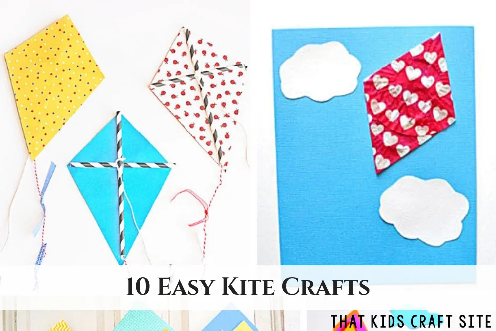 10 Easy Kite Crafts for Kids - ThatKidsCraftSite.com