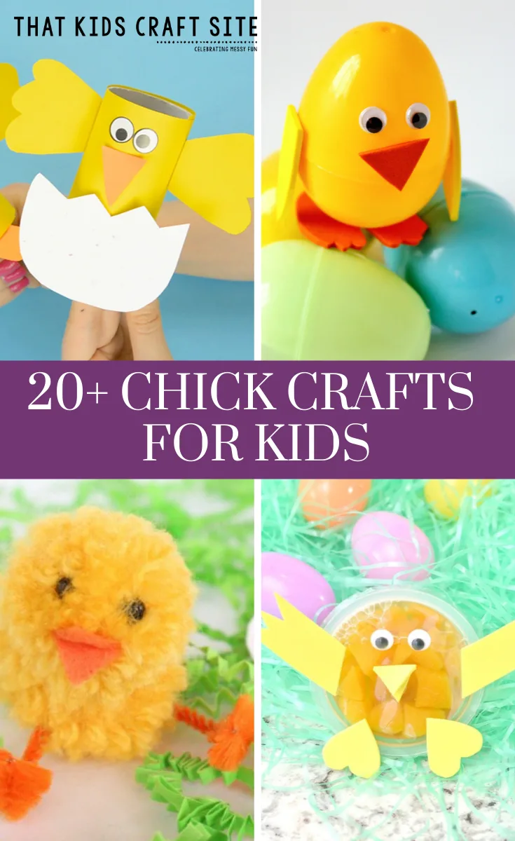 20+ Baby Chick Crafts for Kids - Fun Spring Crafts with Baby Animals - ThatKidsCraftSite.com