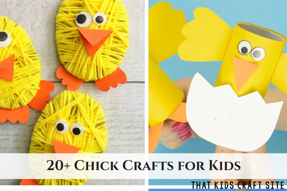 20+ Chick Crafts for Kids - ThatKidsCraftSite.com