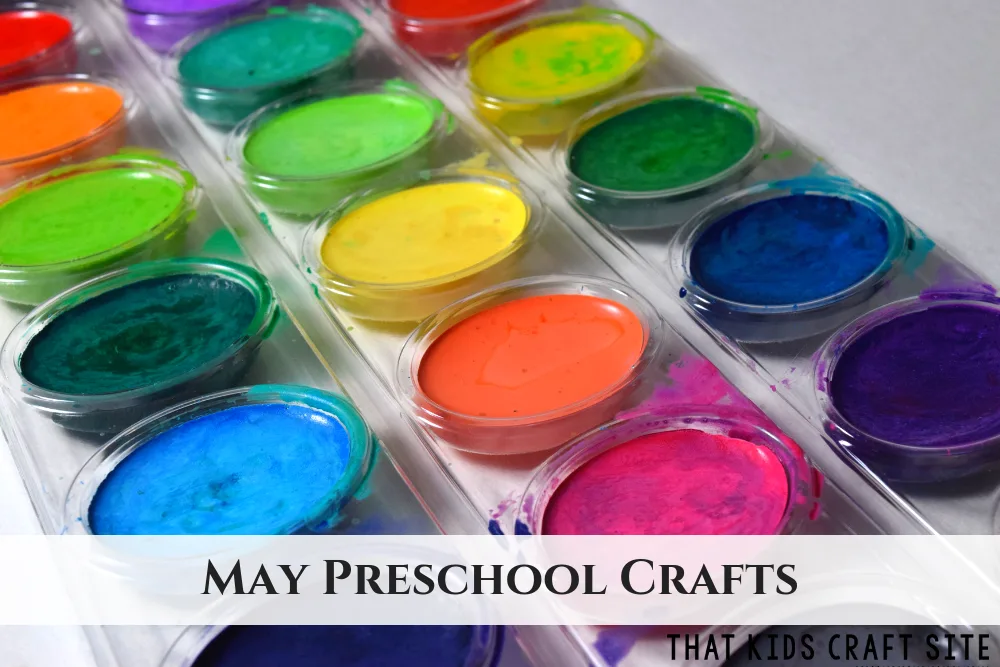 May Preschool Crafts - ThatKidsCraftSite.com