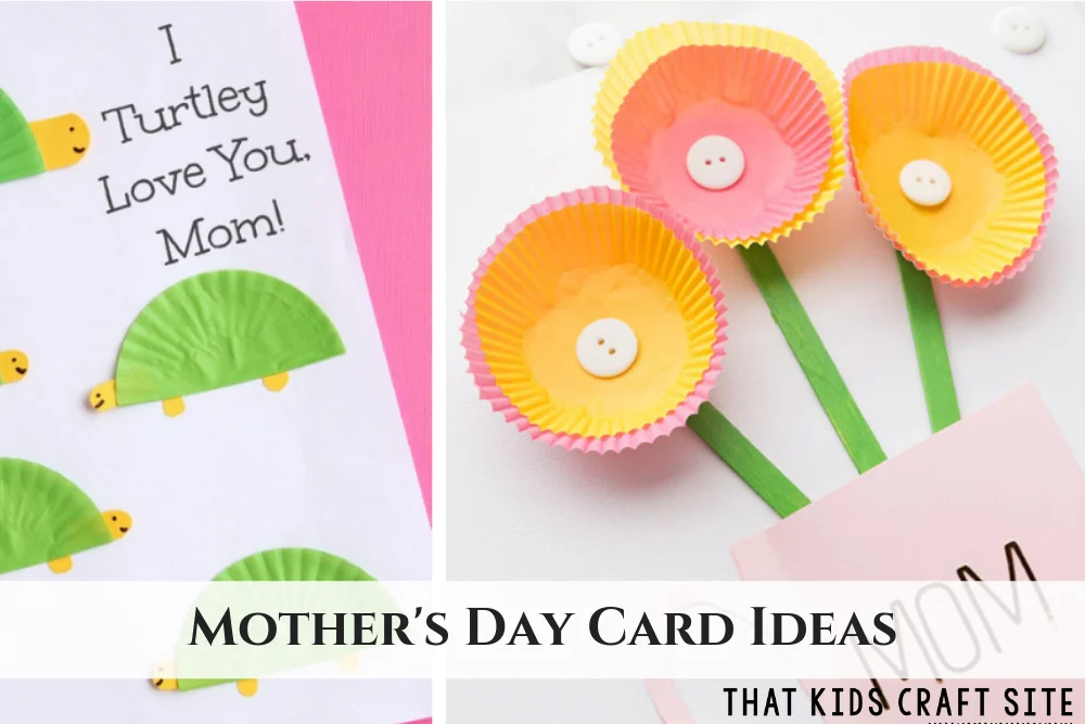 Mother's Day Card Ideas for Kids - ThatKidsCraftSite.com