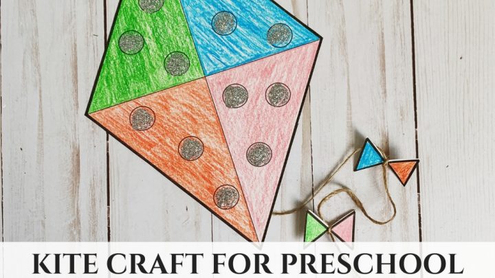 Kite Craft for Preschool Free Printable Template - That Kids' Craft Site