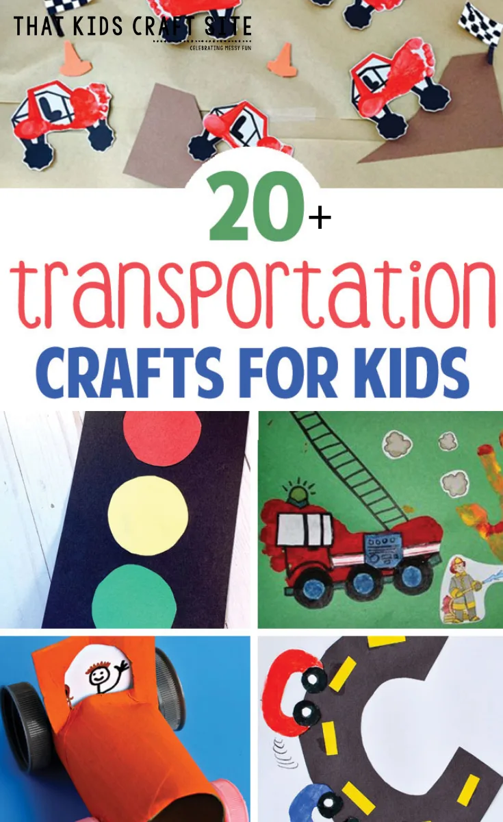 Transportation Planes, Train, and Ships Activities, Crafts, and