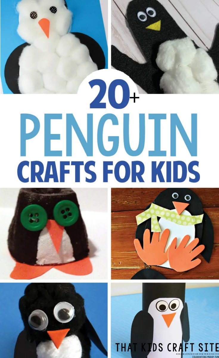 20+ Penguin Crafts for Preschoolers - ThatKidsCraftSite.com