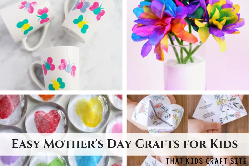 Homemade Mother's Day Mugs