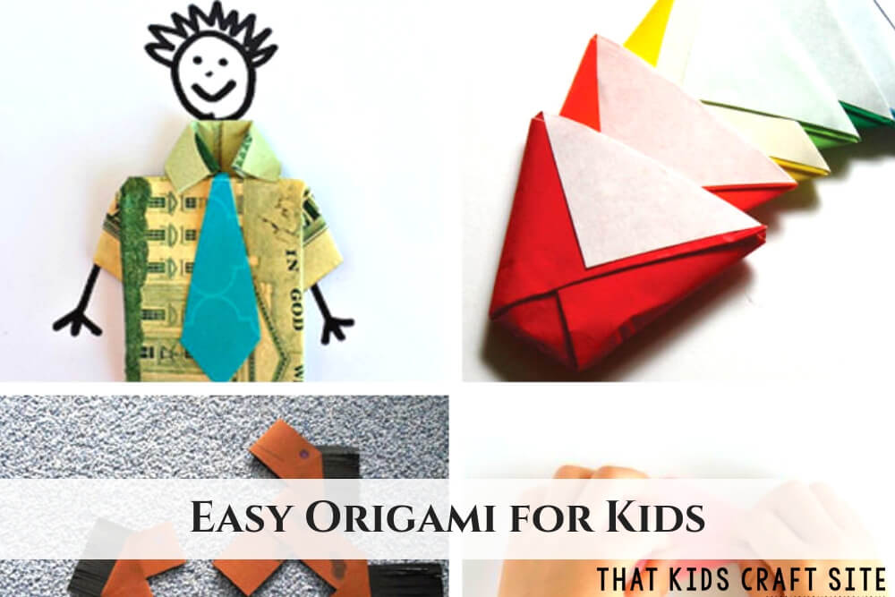 Easy Origami for Kids - Origami Patterns, Projects, and Crafts - ThatKidsCraftSite.com