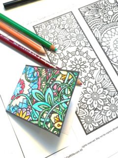 Free Printable Bookmarks to Color - Coloring Bookmarks for Adults and Kids - ThatKidsCraftSite.com