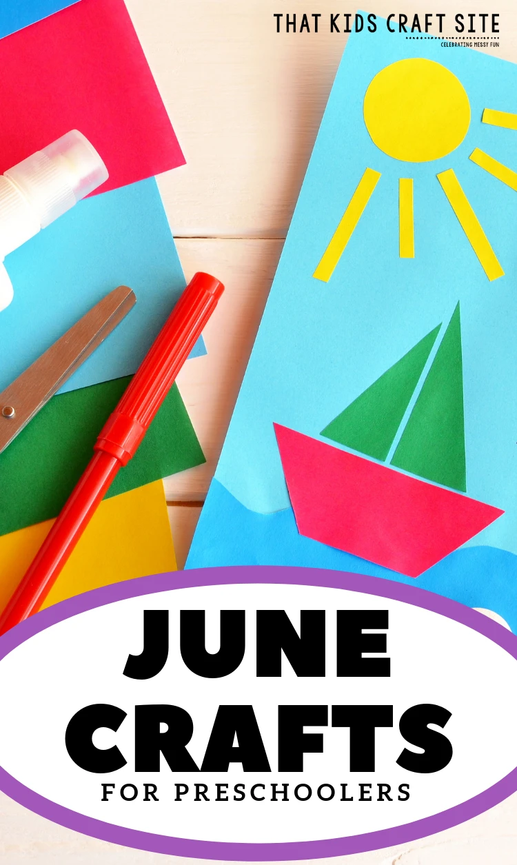 Fun Summer Crafts - Preschool Crafts - June Crafts for Preschoolers - ThatKidsCraftSite.com