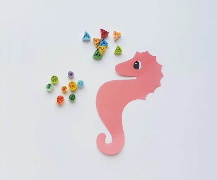 Quilling Seahorse Craft - Step 3 - ThatKidsCraftSite.com