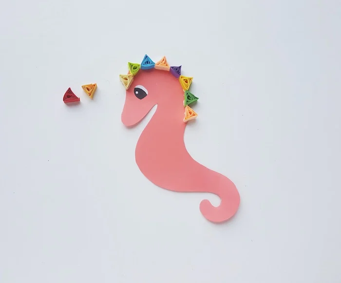 Quilling Seahorse Craft - Step 4 - ThatKidsCraftSite.com