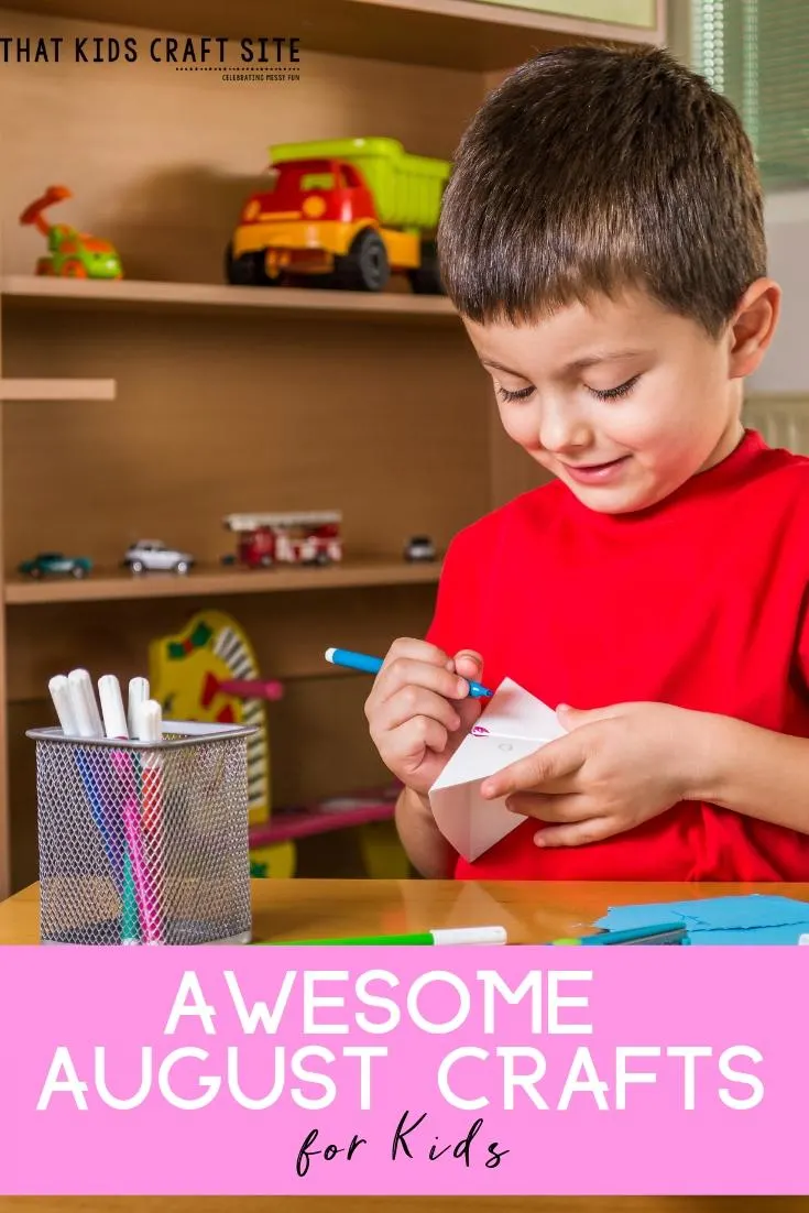 Awesome August Crafts for Kids - Preschool Summer Crafts - ThatKidsCraftSite.com