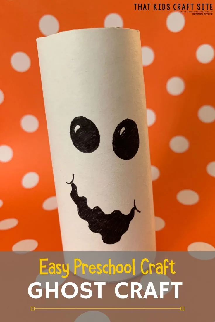 toilet paper roll ghosts