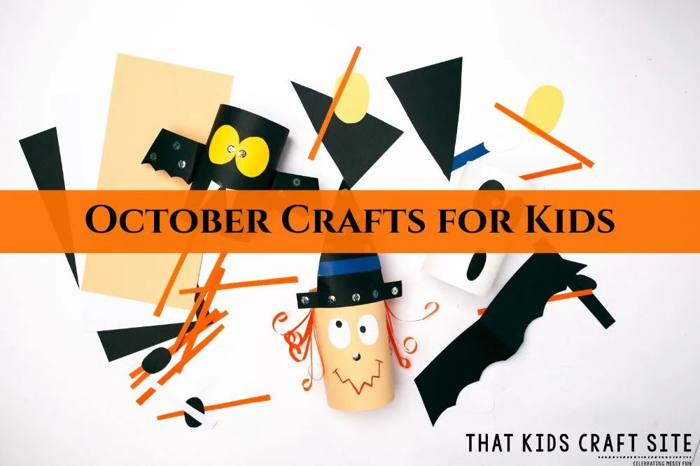 Easy October Crafts for Kids