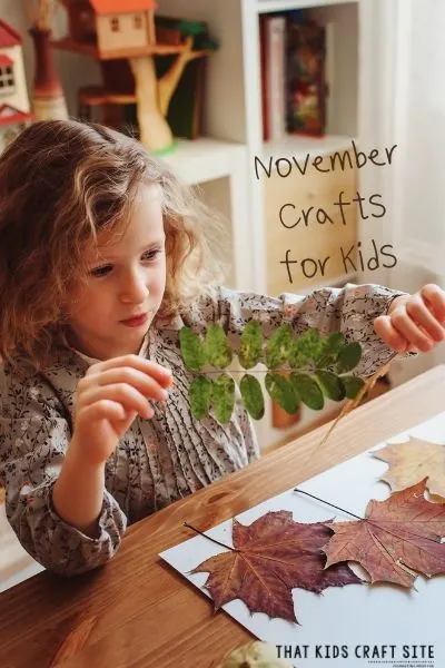 November Crafts for Kids  - ThatKidsCraftSite.com