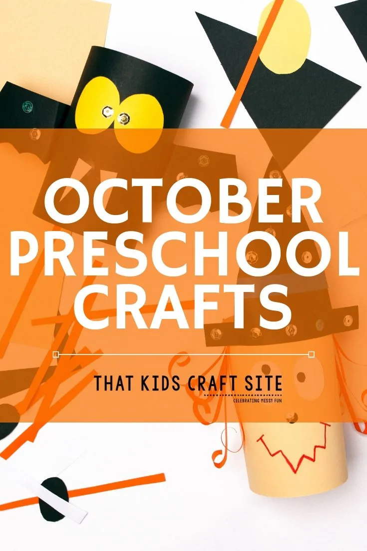 October Preschool Arts and Crafts - ThatKidsCraftSite.com
