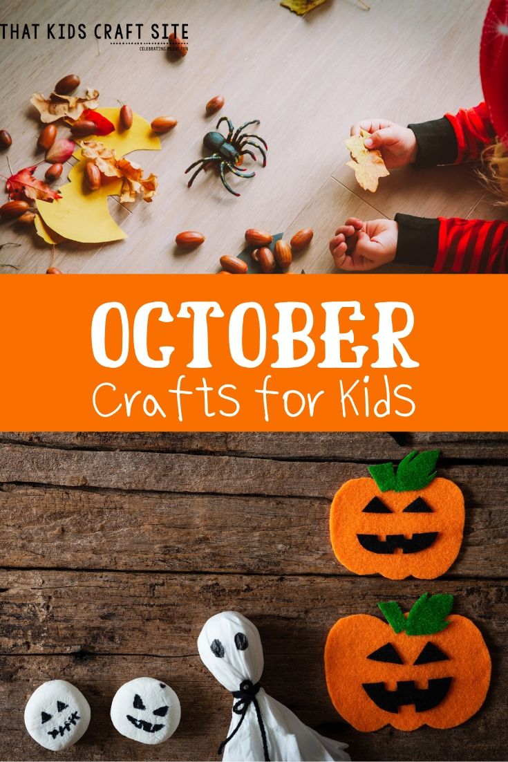 October Preschool Crafts for Kids - ThatKidsCraftSite.com