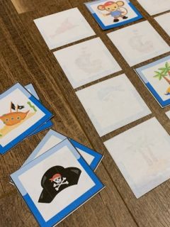 Pirate Matching Game Printable for Talk Like a Pirate Day - ThatKidsCraftSite.com