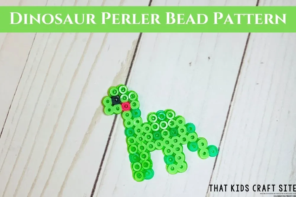 Dinosaur Perler Bead Pattern