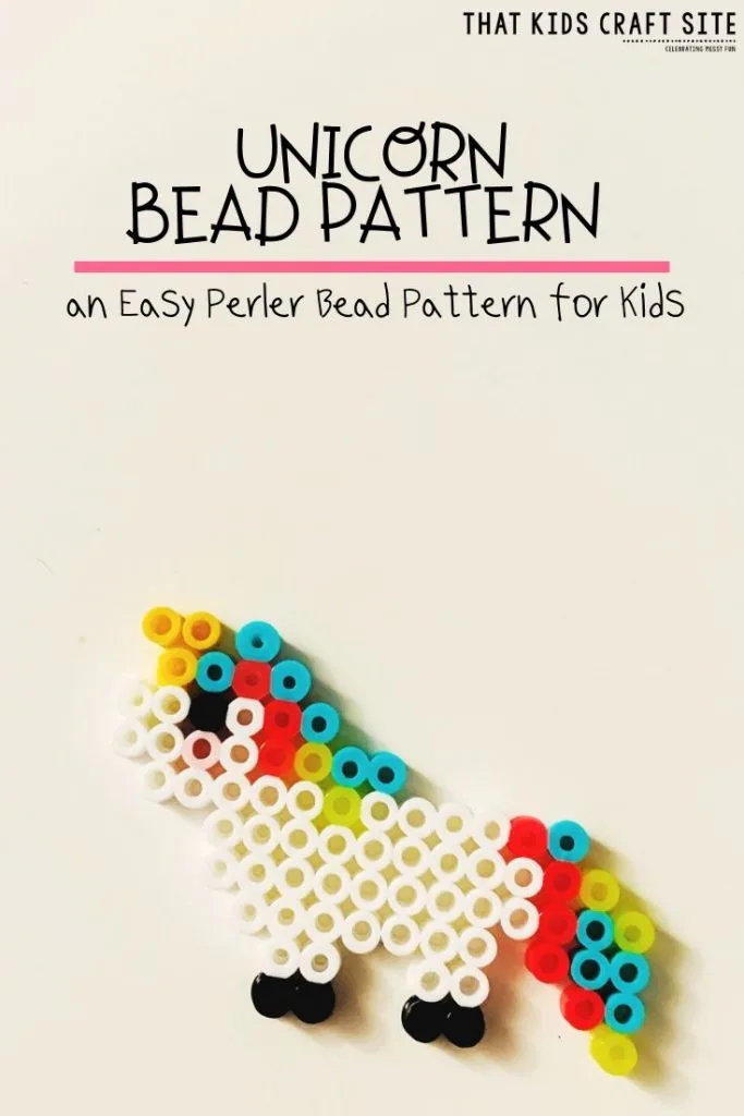 Free Unicorn Perler Bead Pattern for Kids