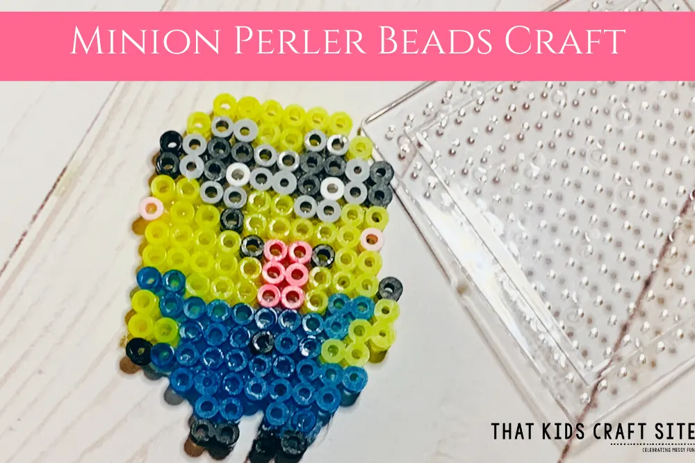 Minion Perler Beads Craft with Free Pattern - That Kids' Craft Site