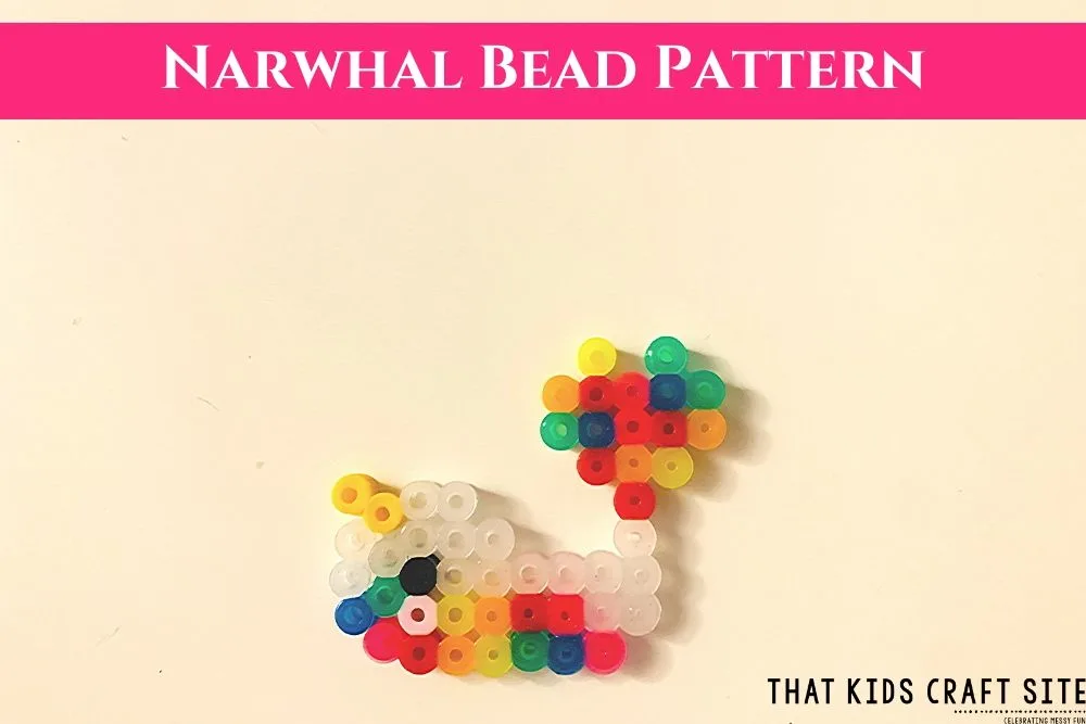 Maritime Craft for Kids - Melting Beads Seagull Picture