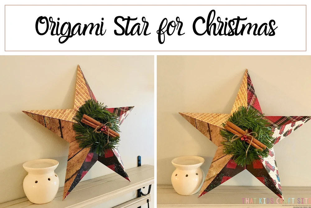 How to Make an Origami Star for Christmas - Easy Crafts For Kids