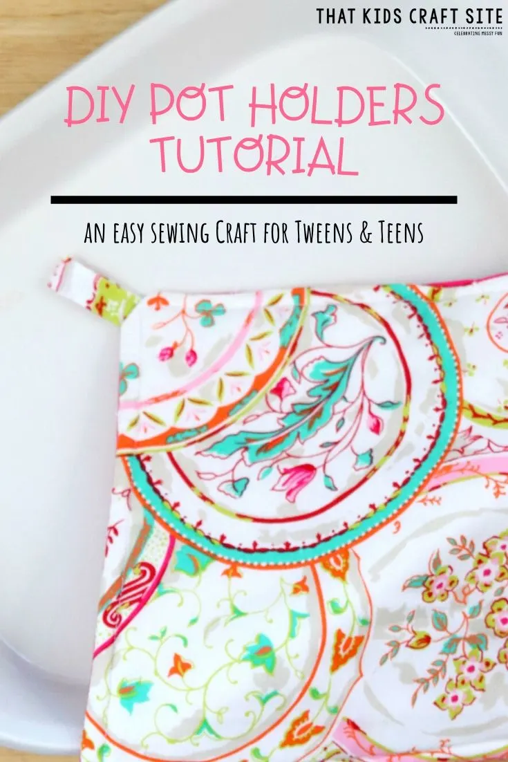 Easy DIY Pot Holders Tutorial for Tweens and Teens - That Kids' Craft Site