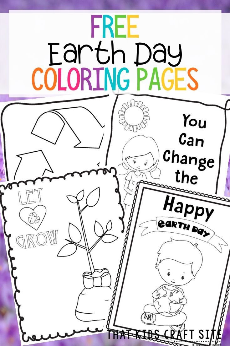 Free Earth Day Coloring Pages