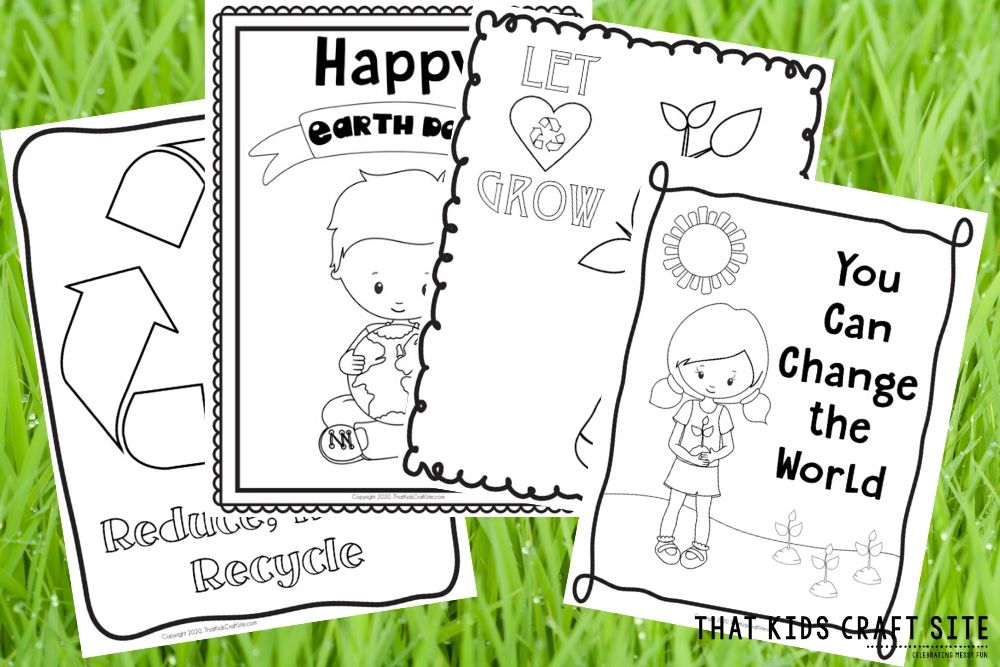 free earth day coloring pages that kids craft site